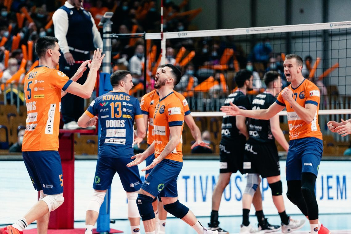 ACH Volley v ligi prvakov z italijanskimi, nemškimi in turškimi tekmeci