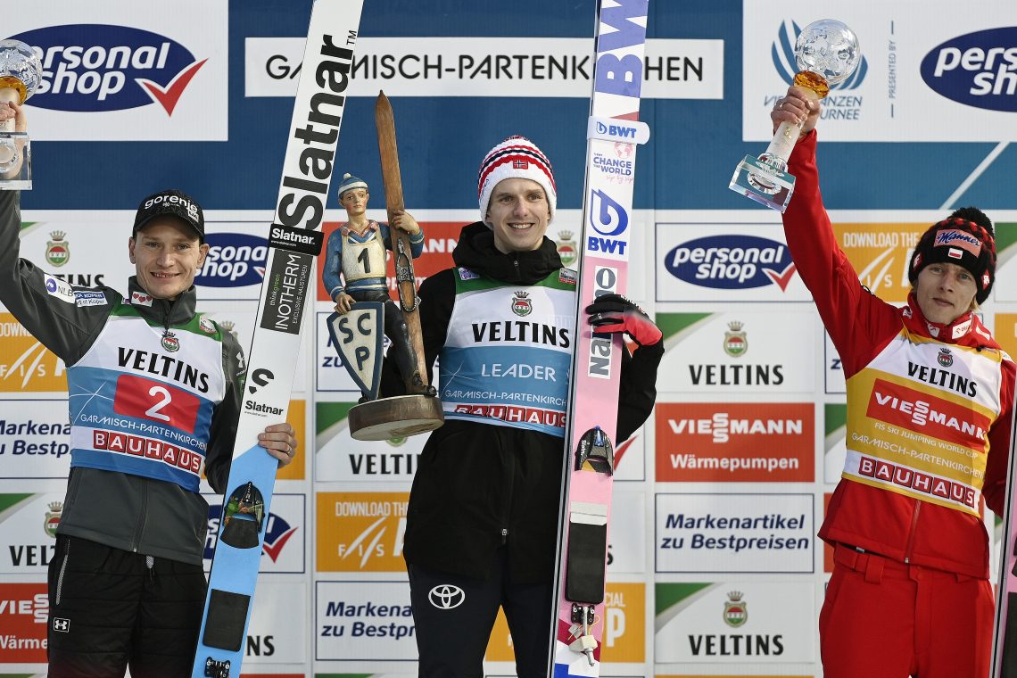Lanišek v Garmischu zaostal le za Granerudom