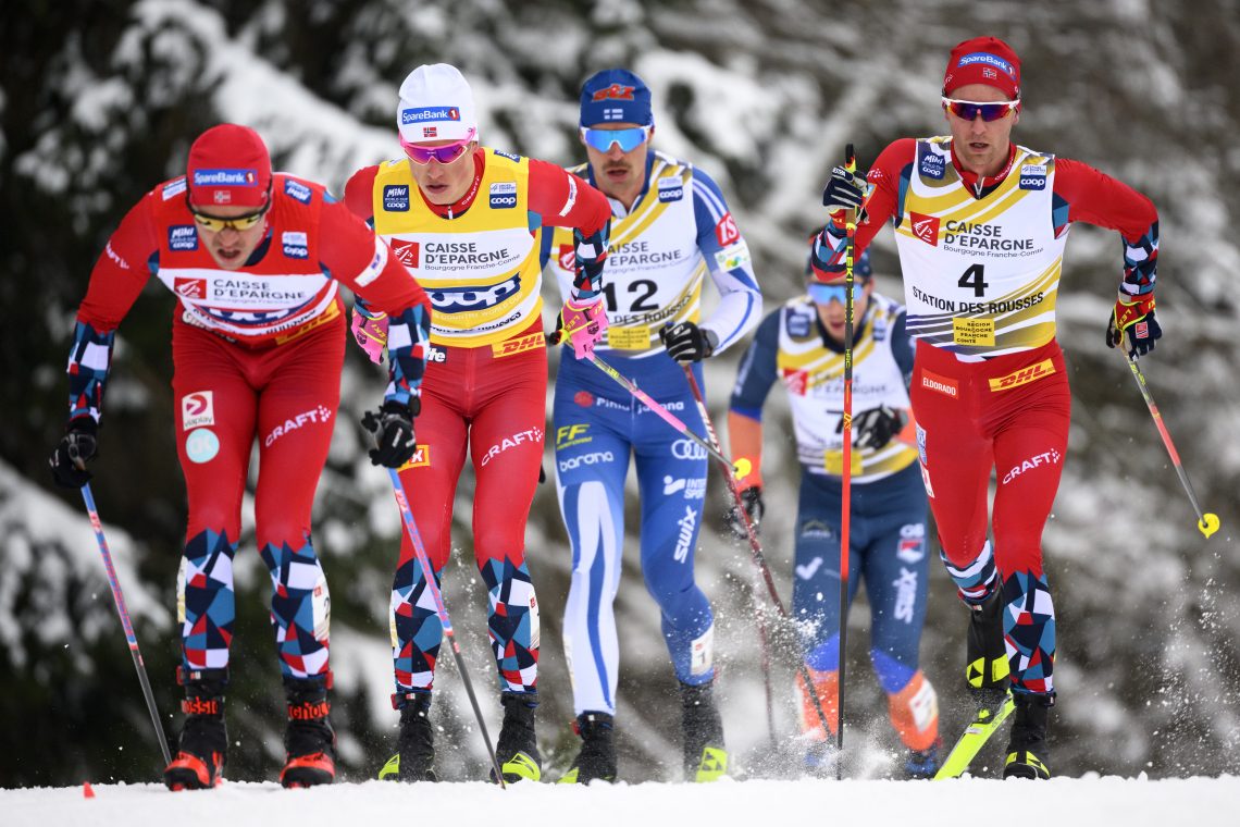 Norveška prevlada v Dobbiacu, zmaga Golbergu