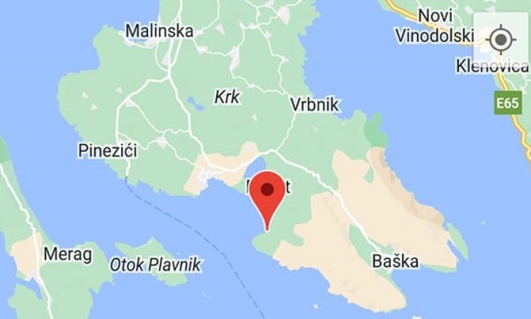 Zmeren potresni sunek v bližini Reke