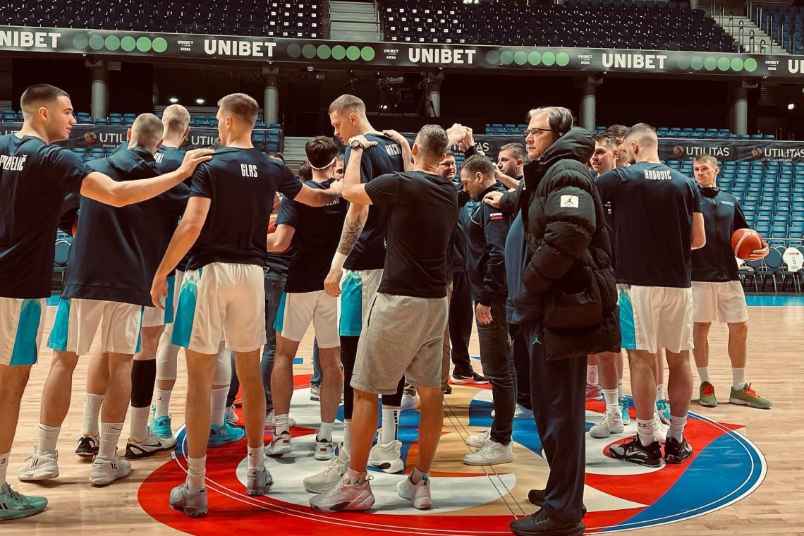 Pomlajena slovenska košarkarska reprezentanca gostuje v Tallinnu