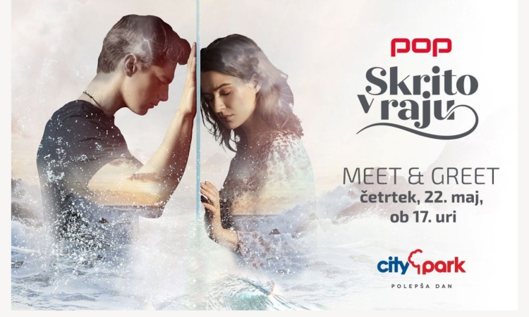 Igralci serije Skrito v raju prihajajo v Citypark