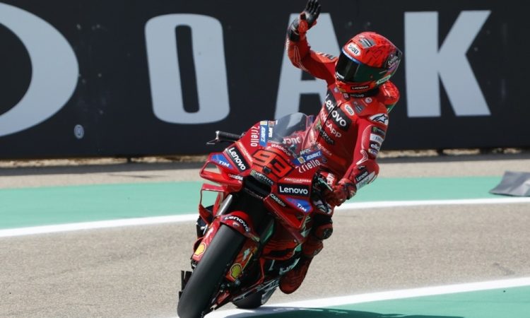 Marc Marquez v Aragonu z najboljšega startnega položaja