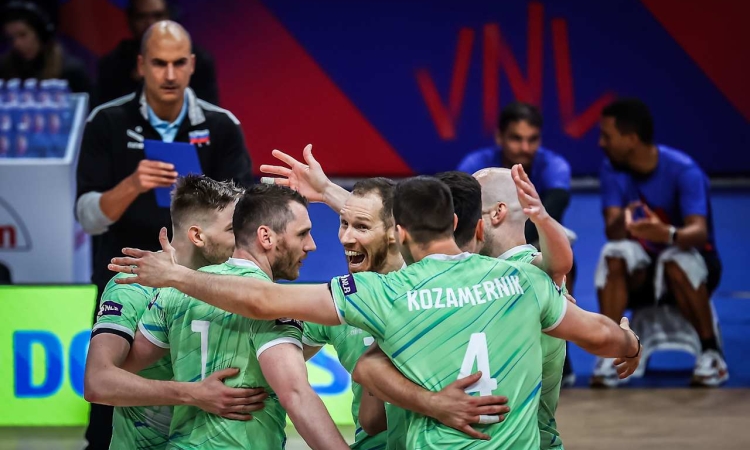 Slabe ni mogel pomagati ZDA do zmage nad slovenskimi odbojkarji