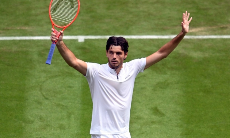 Taylor Fritz in Arina Sabalenka v polfinalu Wimbledona