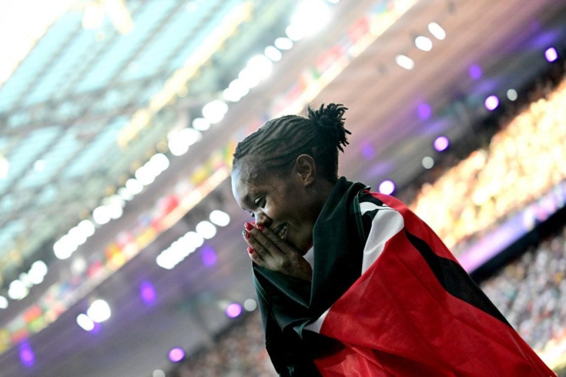 Kenijka Kipyegon na Poljskem za las zgrešila svetovni rekord