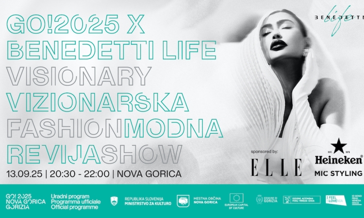 Vizionarska modna revija Benedetti Life bo v Novi Gorici združila umetnost, ekologijo in prihodnost mode