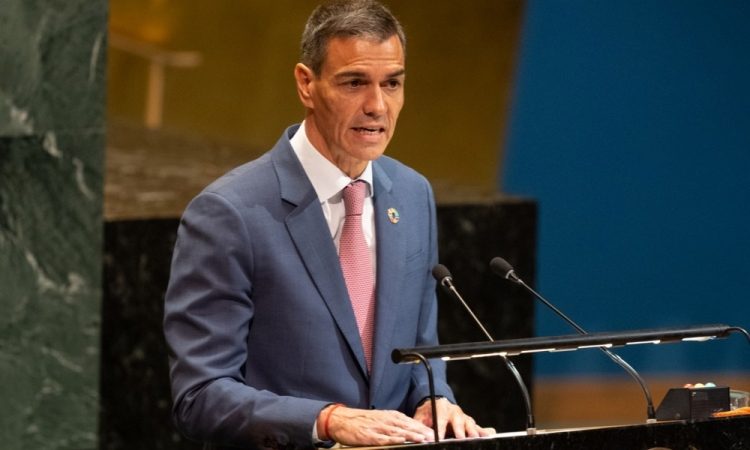 Sánchez je pozval k takojšnji vključitvi Palestine med polnopravne članice ZN