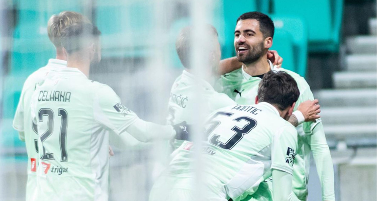 Nogometaši Olimpije so premagali Kalcer Radomlje z 2:1