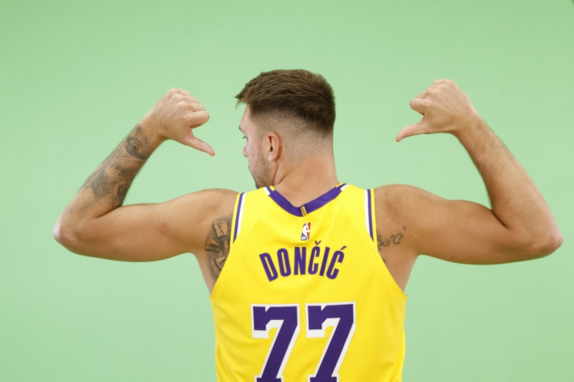 Luka Dončić najbolj gledan obraz NBA na družbenih omrežjih