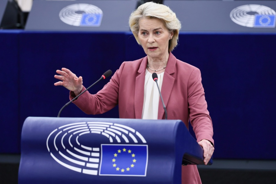 Von der Leyen v Strasbourgu pozvala k ukrepom za nižje cene energije
