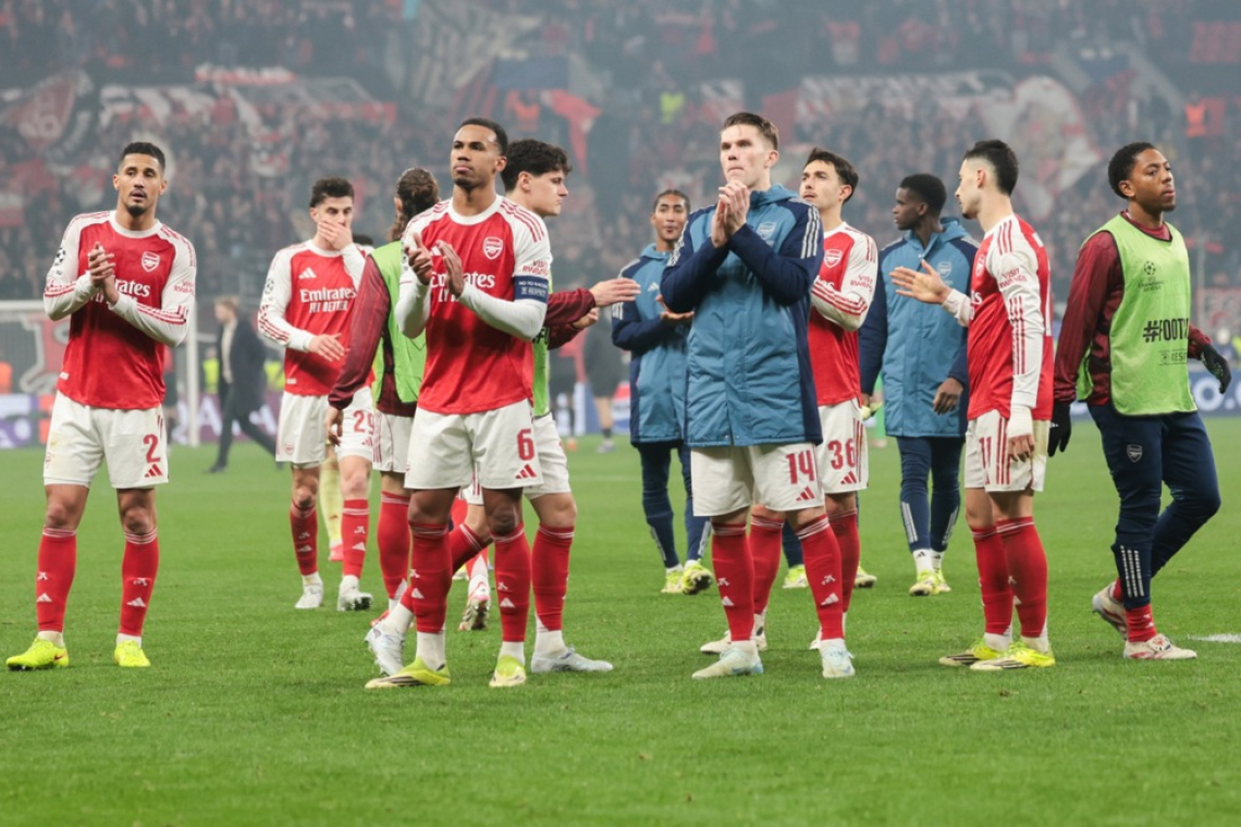 Arsenal srečno do remija v Leverkusnu