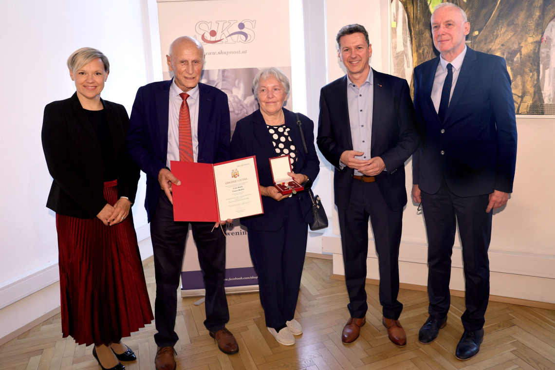 Župan Brd prejel priznanje dežele Koroške